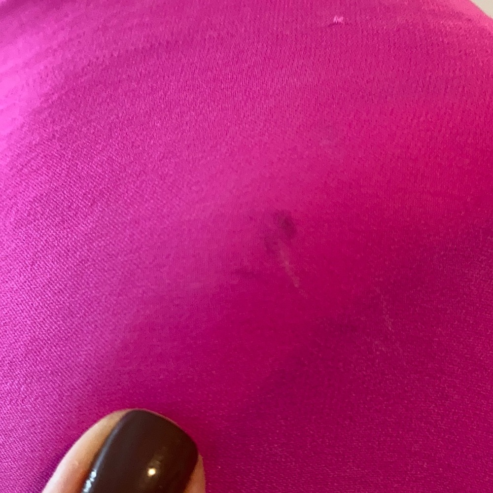 Emerson Thorpe- sz M- silk Tunic hot pink - Picture 5 of 8